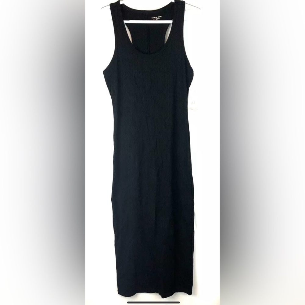 Year Of Ours Women’s Black The Carrie Muscle Dress, Size Large